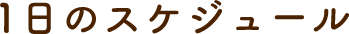 1日のスケジュール